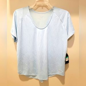 Women's Nike BREATHE Dri-Fit Shirt Light/sky blue color Size XL NWT